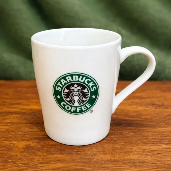 5 Starbucks Classic White 8oz. Coffee Mugs Collection 2007 Retired Siren Logo - Picture 2 of 5